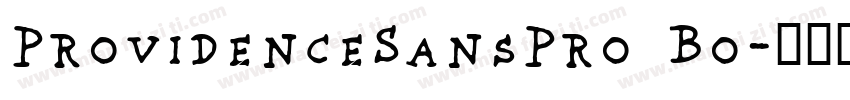 ProvidenceSansPro Bo字体转换